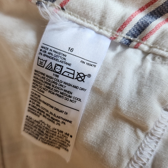 Old navy striped jean shorts - Picture 6 of 6